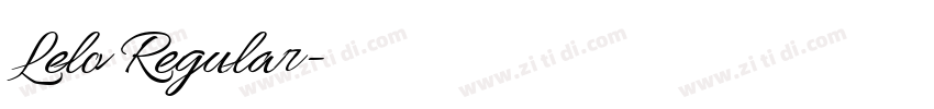 Lelo Regular字体转换 Lelo Regular字体转换